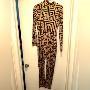 Tan jumpsuit only worn once